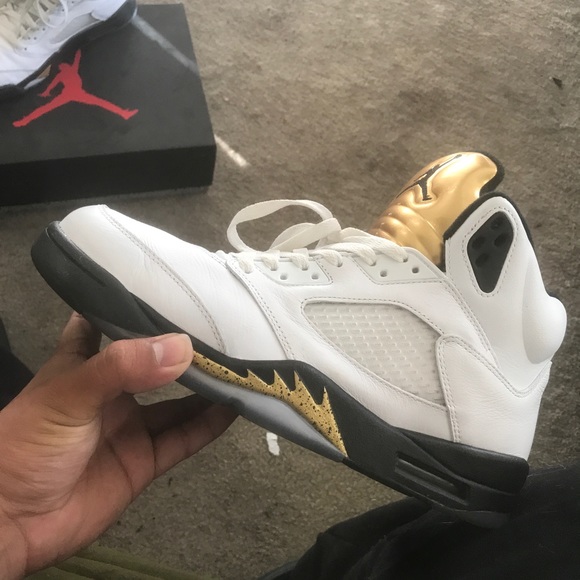 Air Jordan 5 Olympic golds good condition - Picture 6 of 6